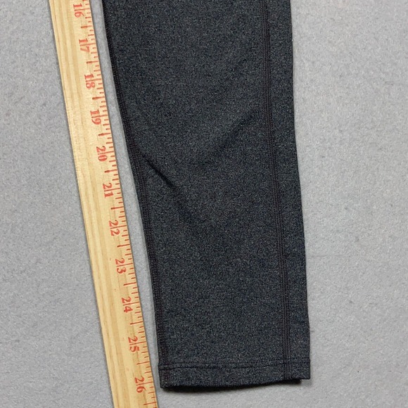 Athleta Pants Womens Medium Gray Leggings Mid Rise Athletic Gym Ladies 28x26 - Picture 3 of 11